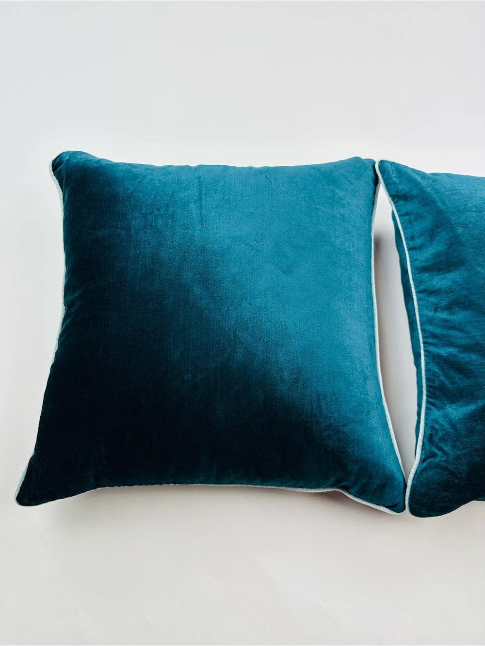 Anthropologie Adelina Velvet Accent Pillow with Feather Pillow Inserts - Picture 3 of 12